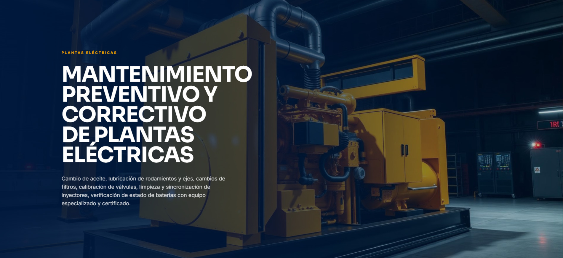 Mantenimiento plantas eléctricas manizales